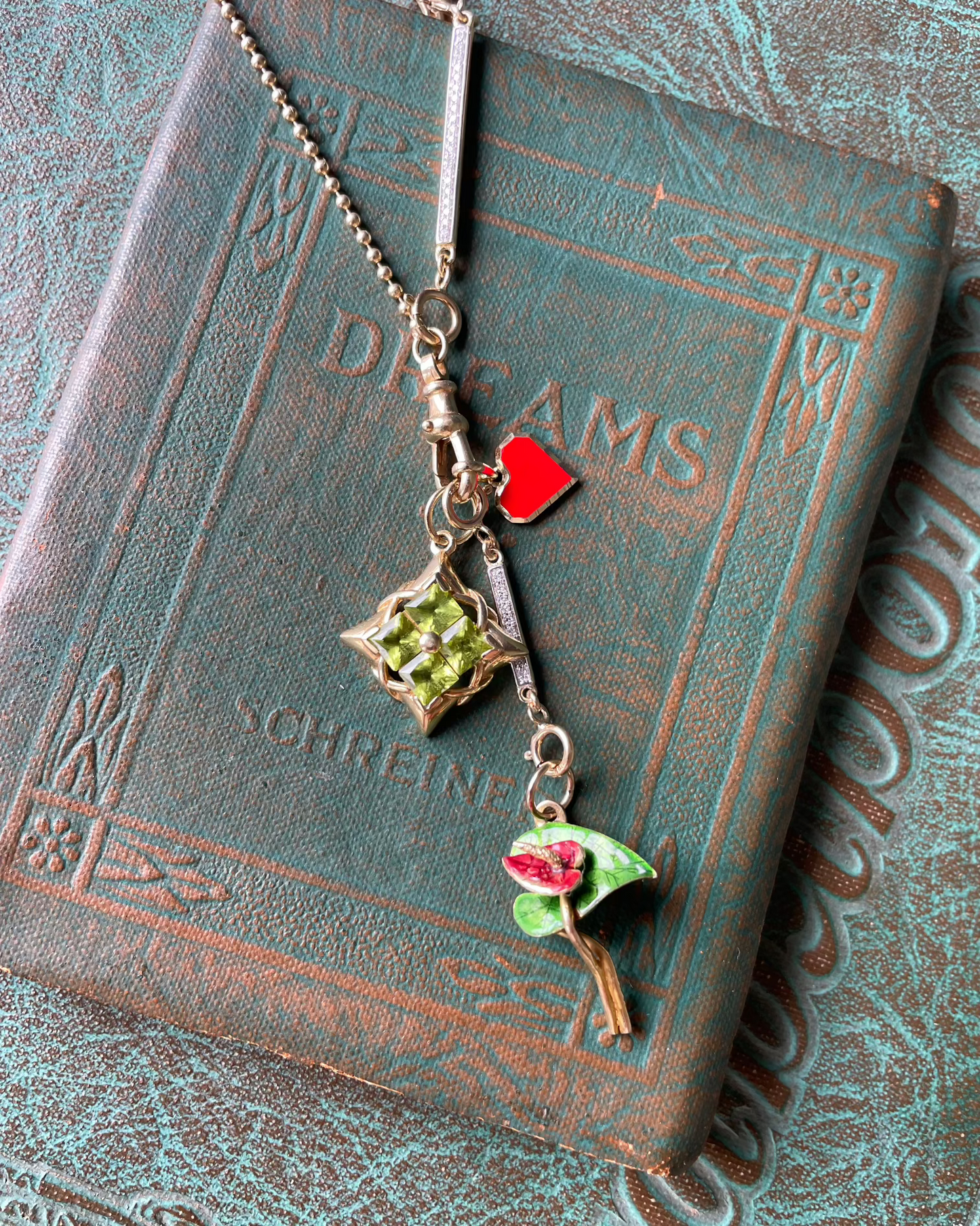 Peridot Star Charms - 13k
