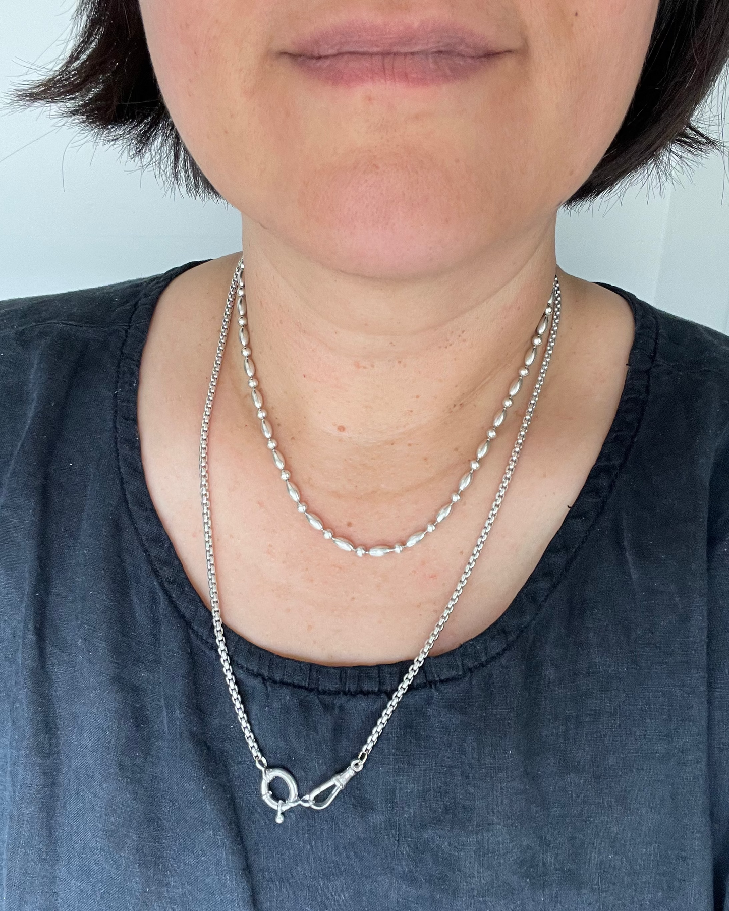 Bead Ball DD Chain - 925 Silver