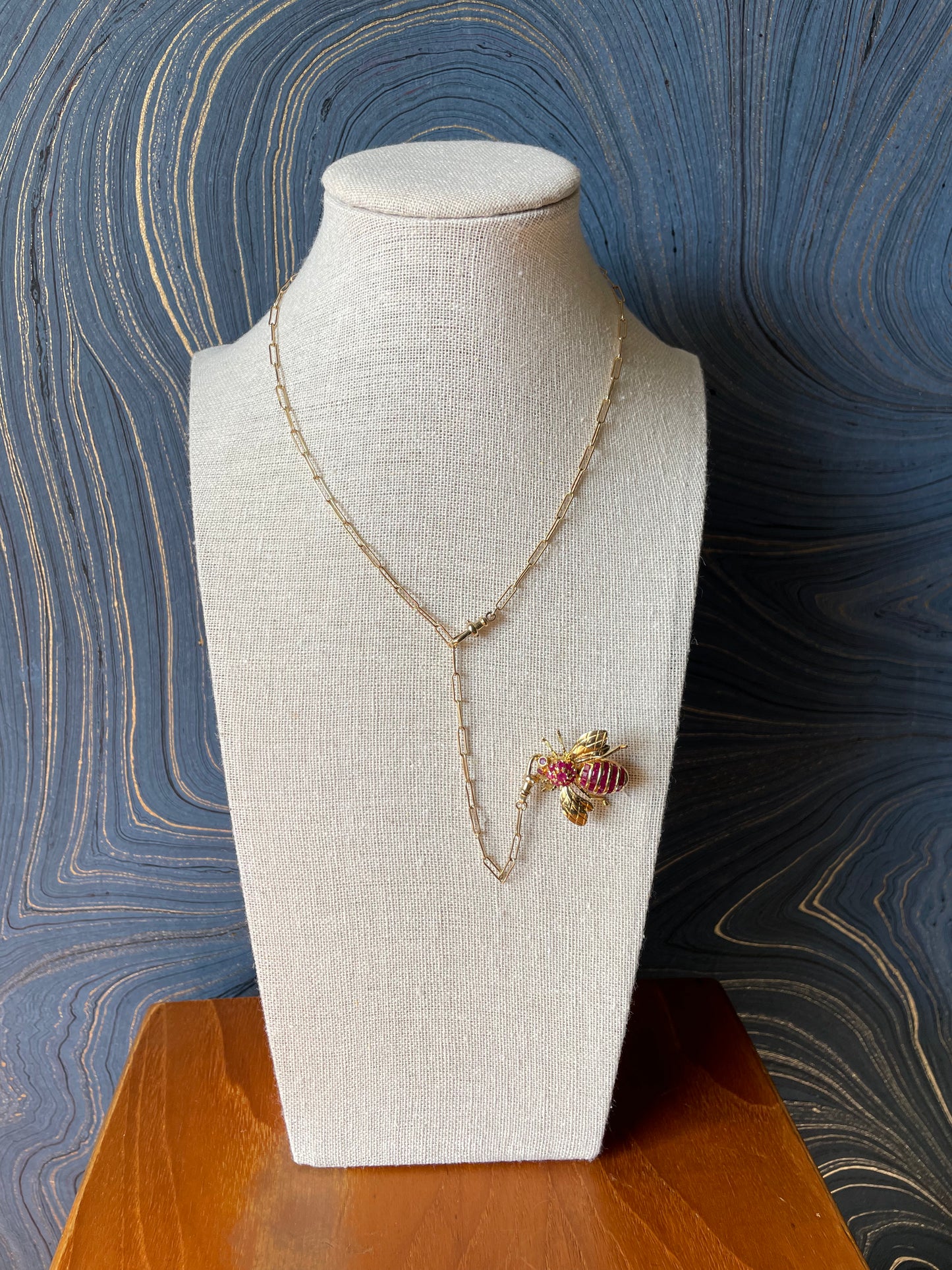 Bee Pin / Pendant - 14k