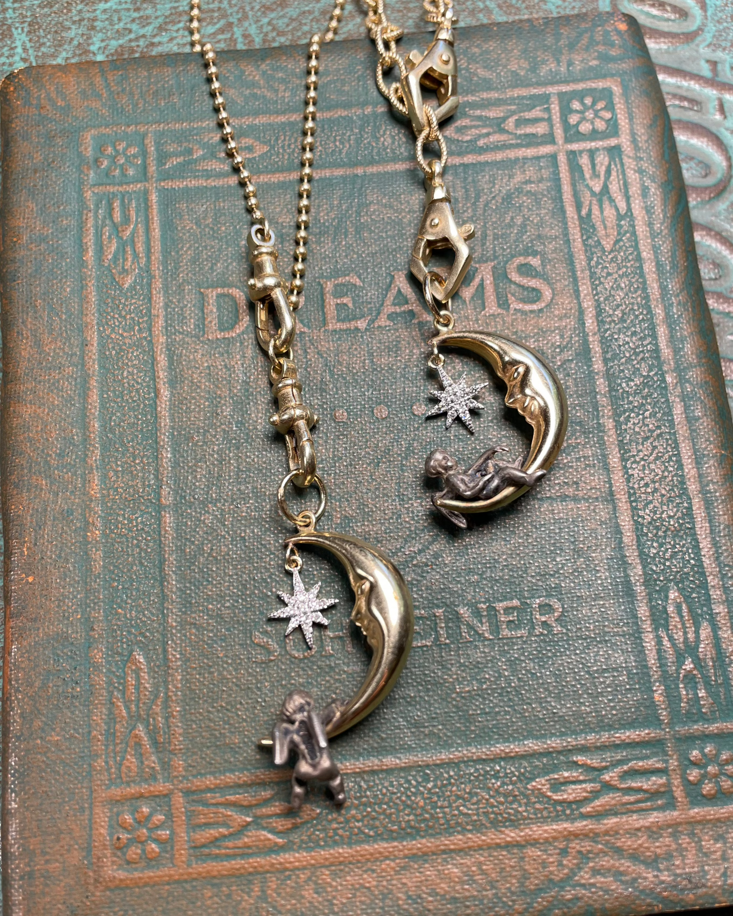Climb or Chill Angel Charm - 14k & 925