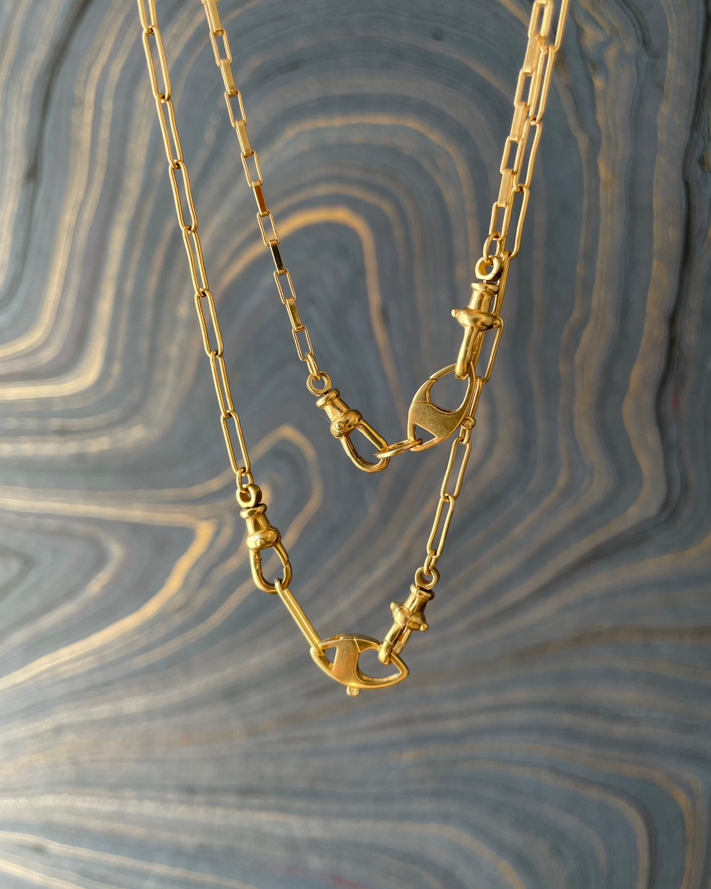 Mod Lob Clasp Charm - 14k