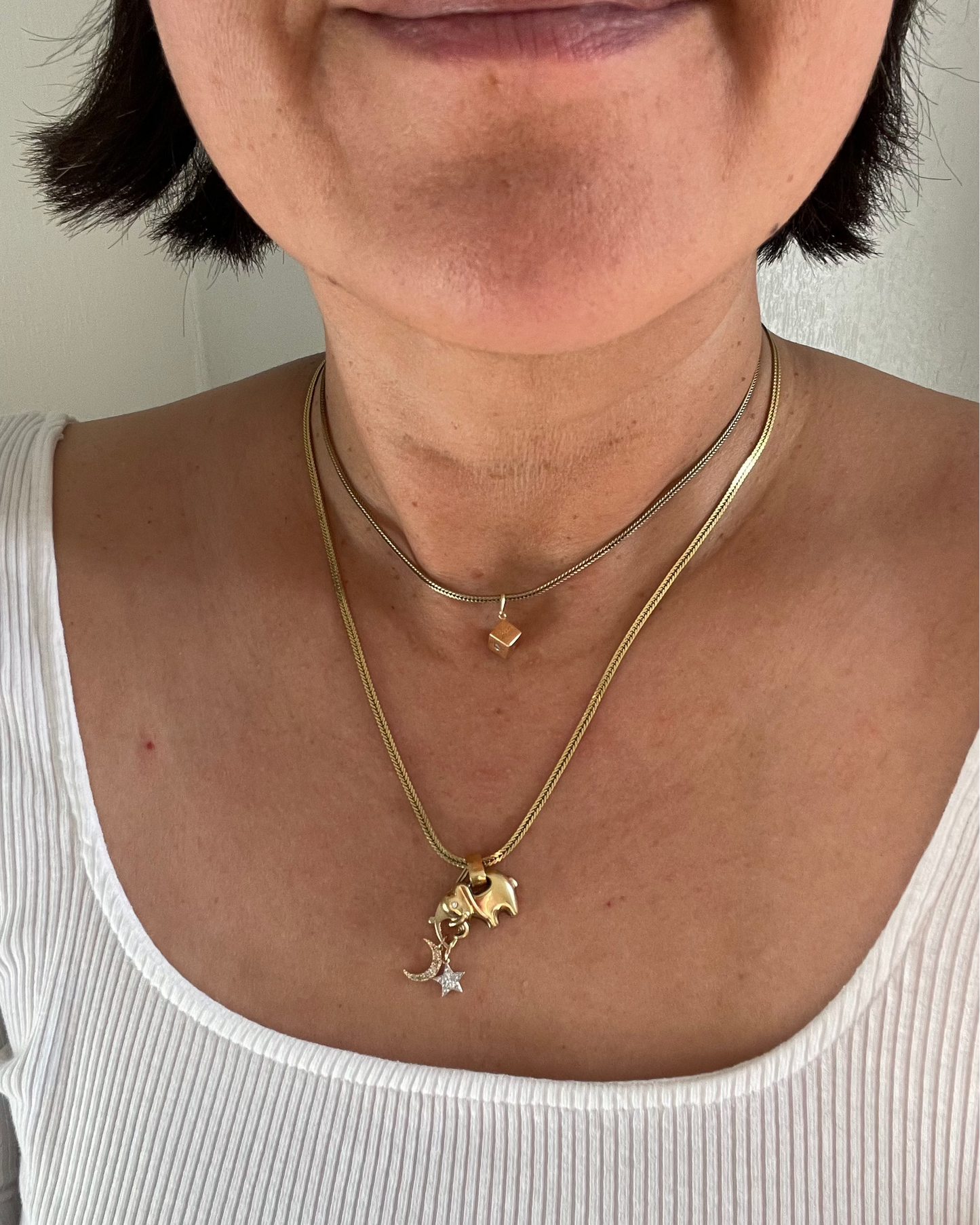 Rectangular Foxtail Chain - 13k