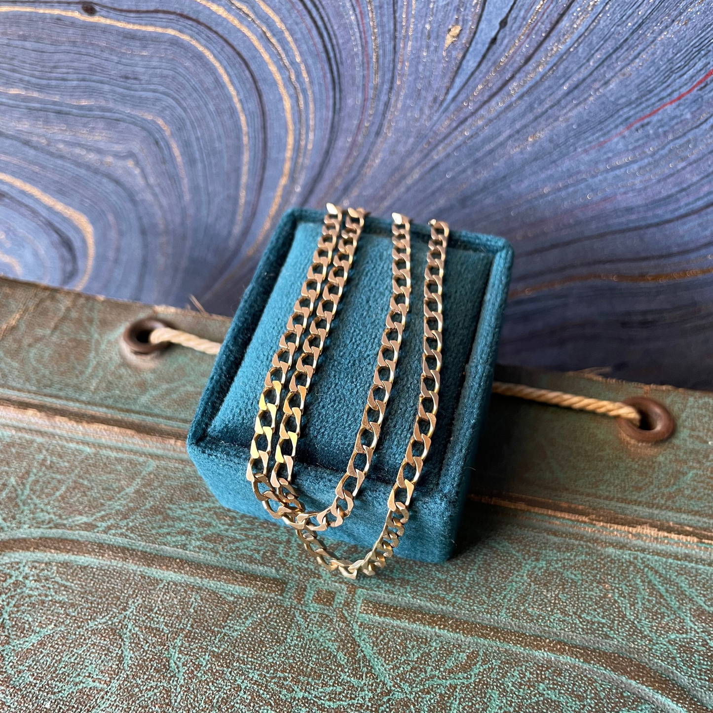 Square Curb Chain - 14k