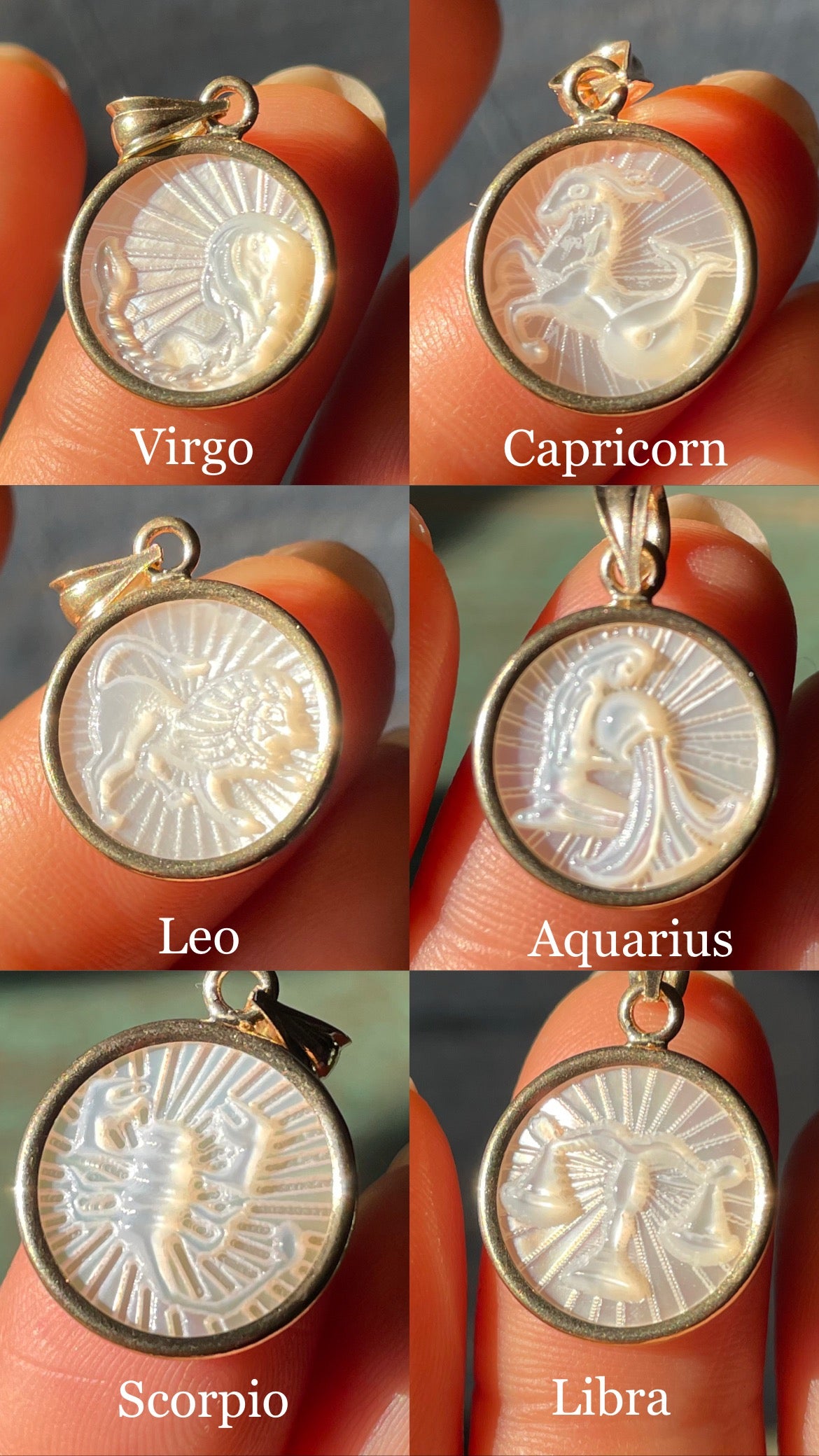 What’s Your Sign Charms - 14k