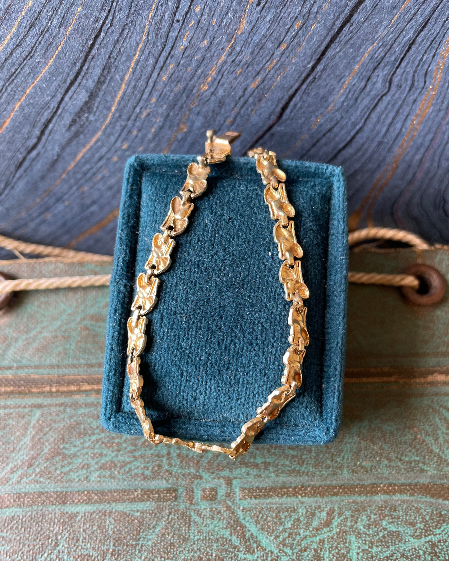 Two Types of Heart Bracelet - 14k