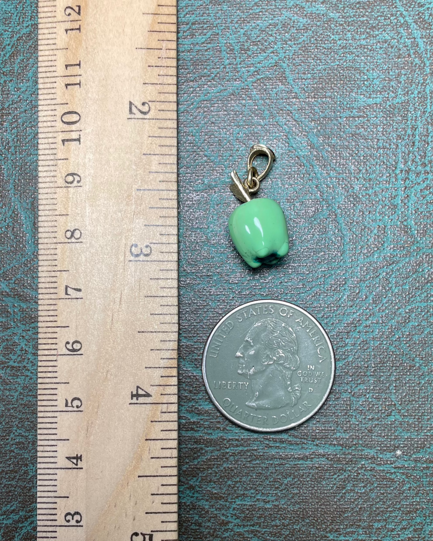 Apple of My Eye Charm - 14k