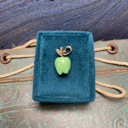 Apple of My Eye Charm - 14k