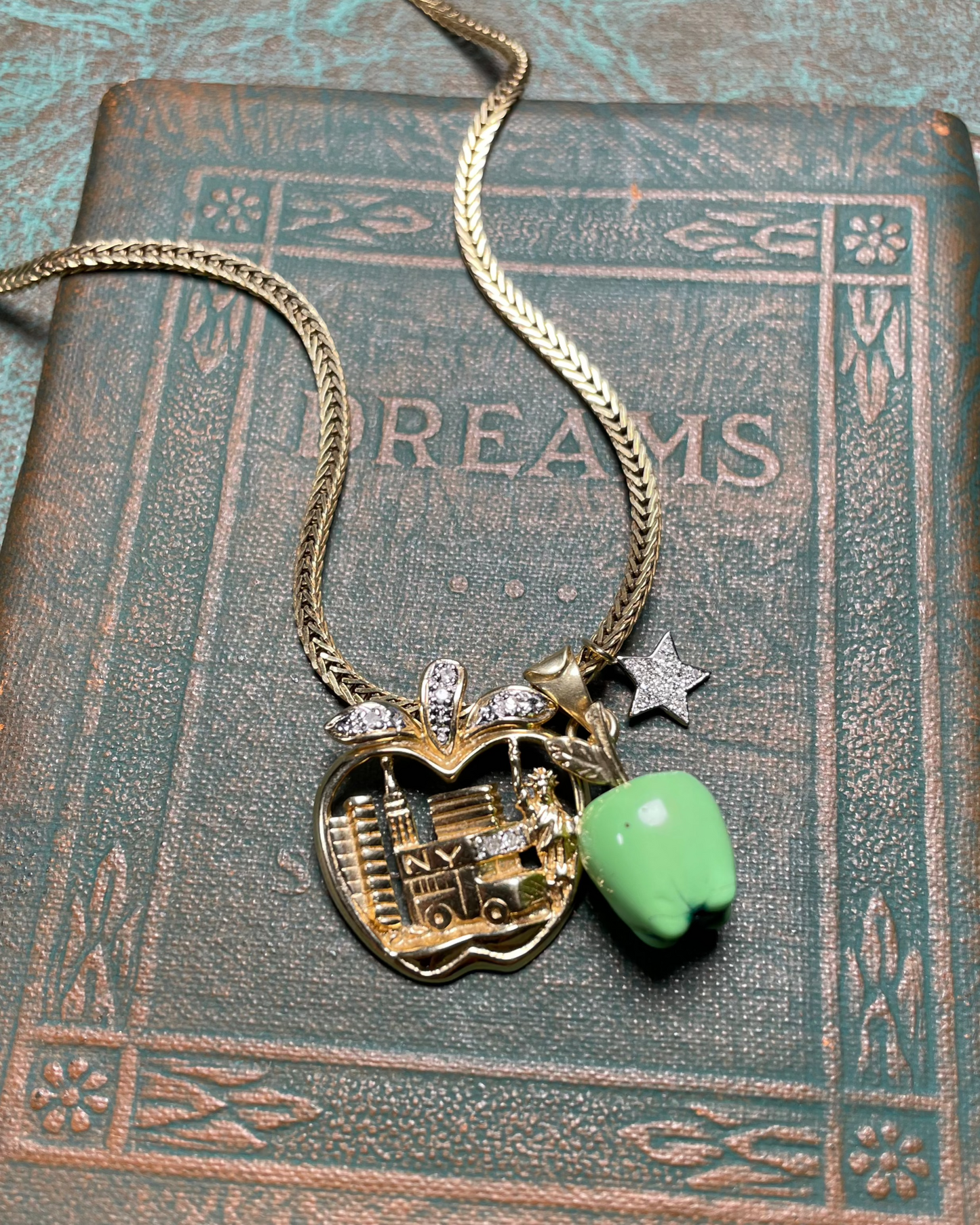 Apple of My Eye Charm - 14k