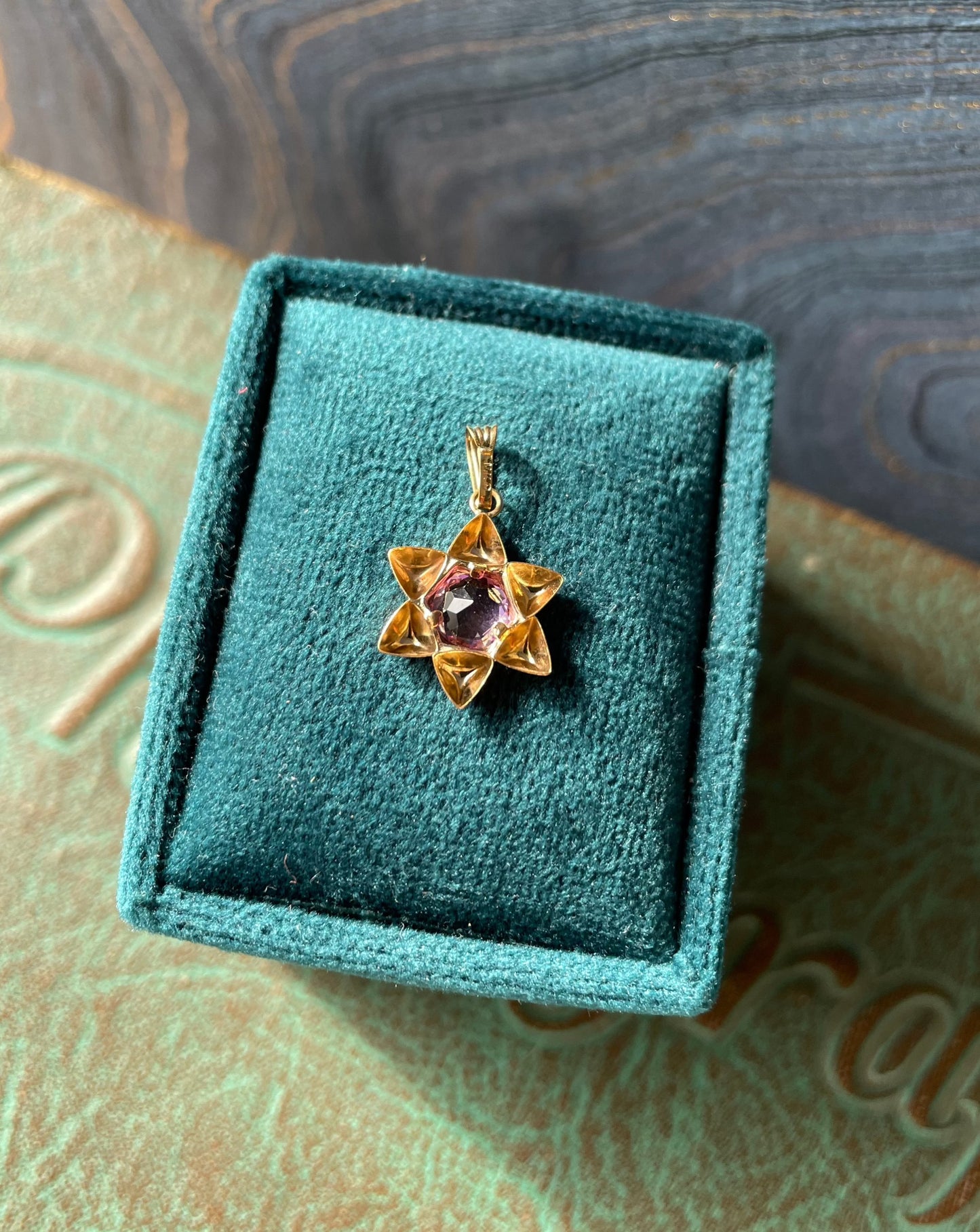 Star of David Amethyst - 14k