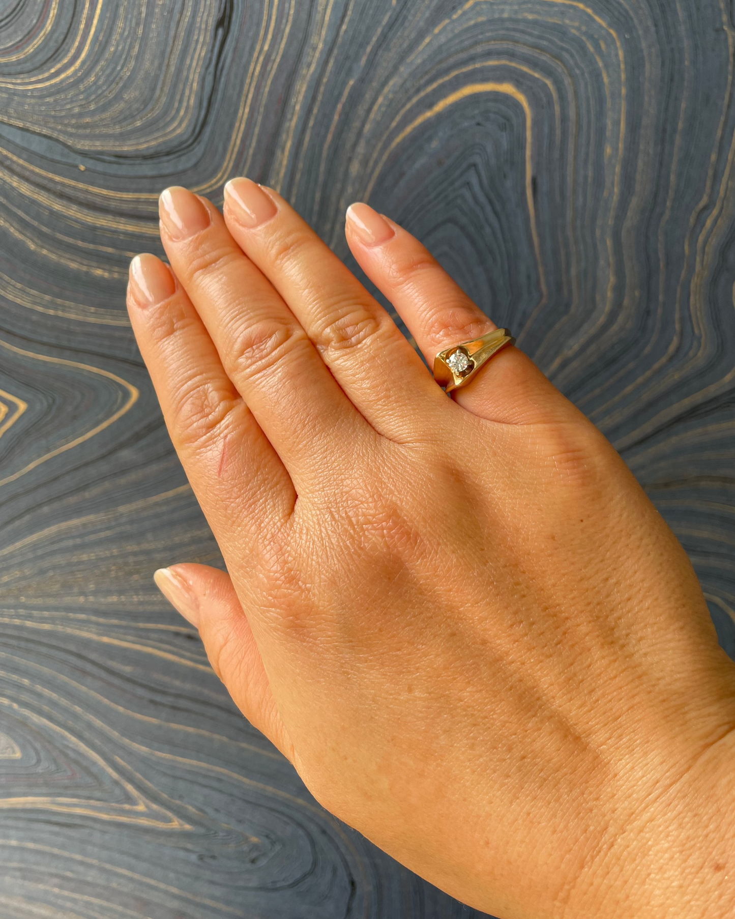What’s Your Angle Ring - 14k