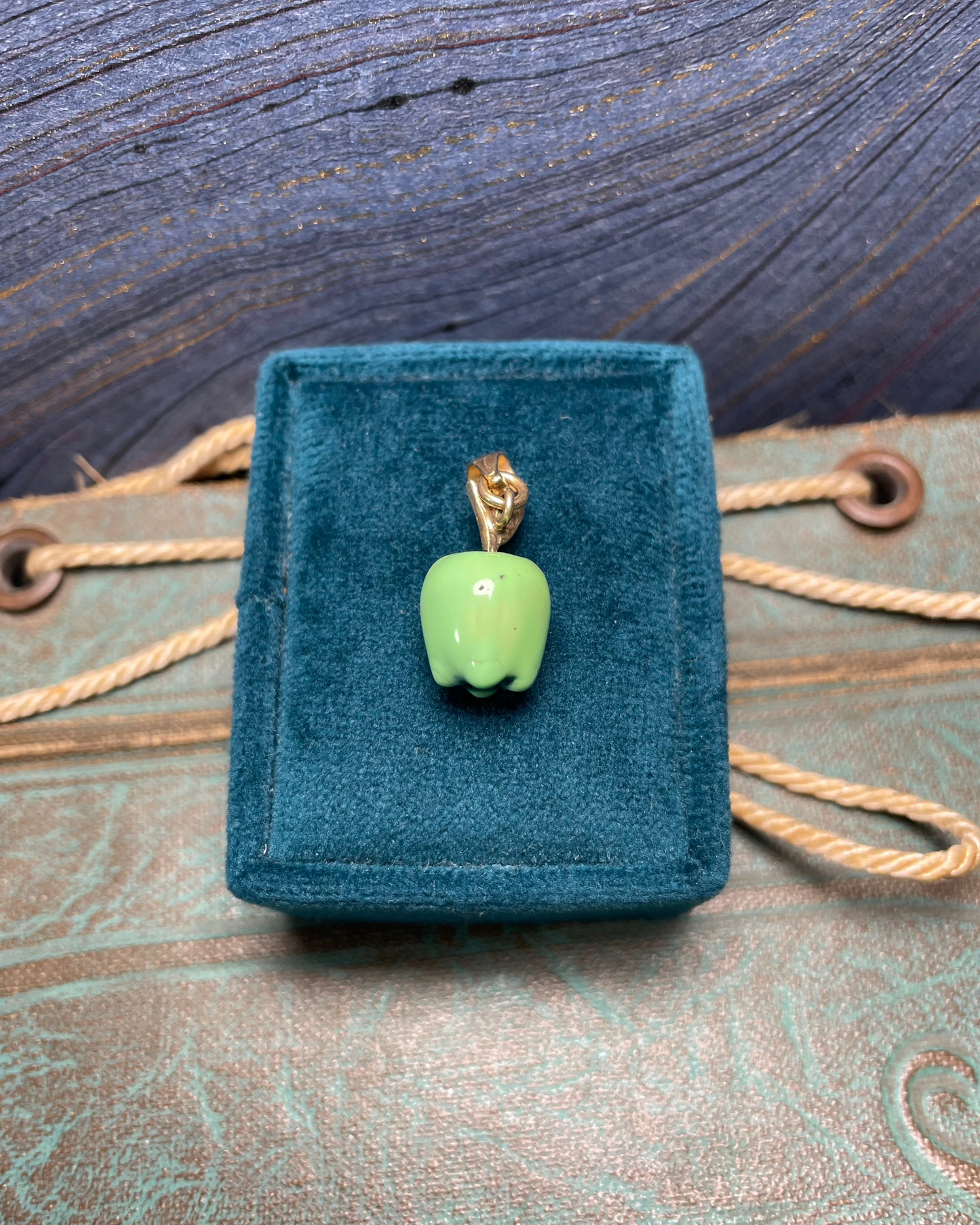 Apple of My Eye Charm - 14k