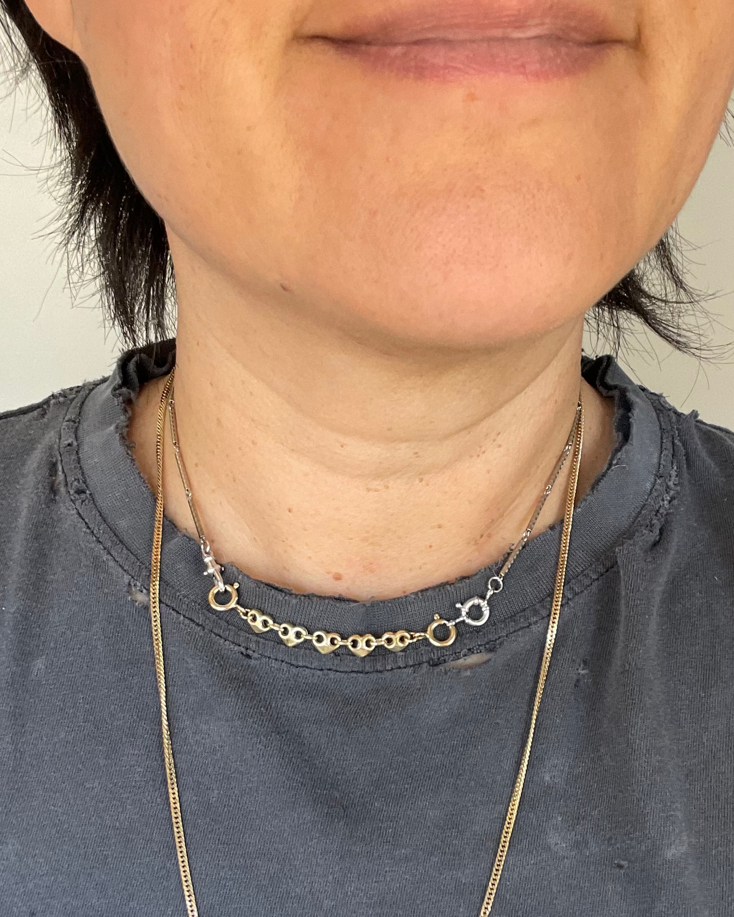 Barber Bar Chain Watchdogged - 14k