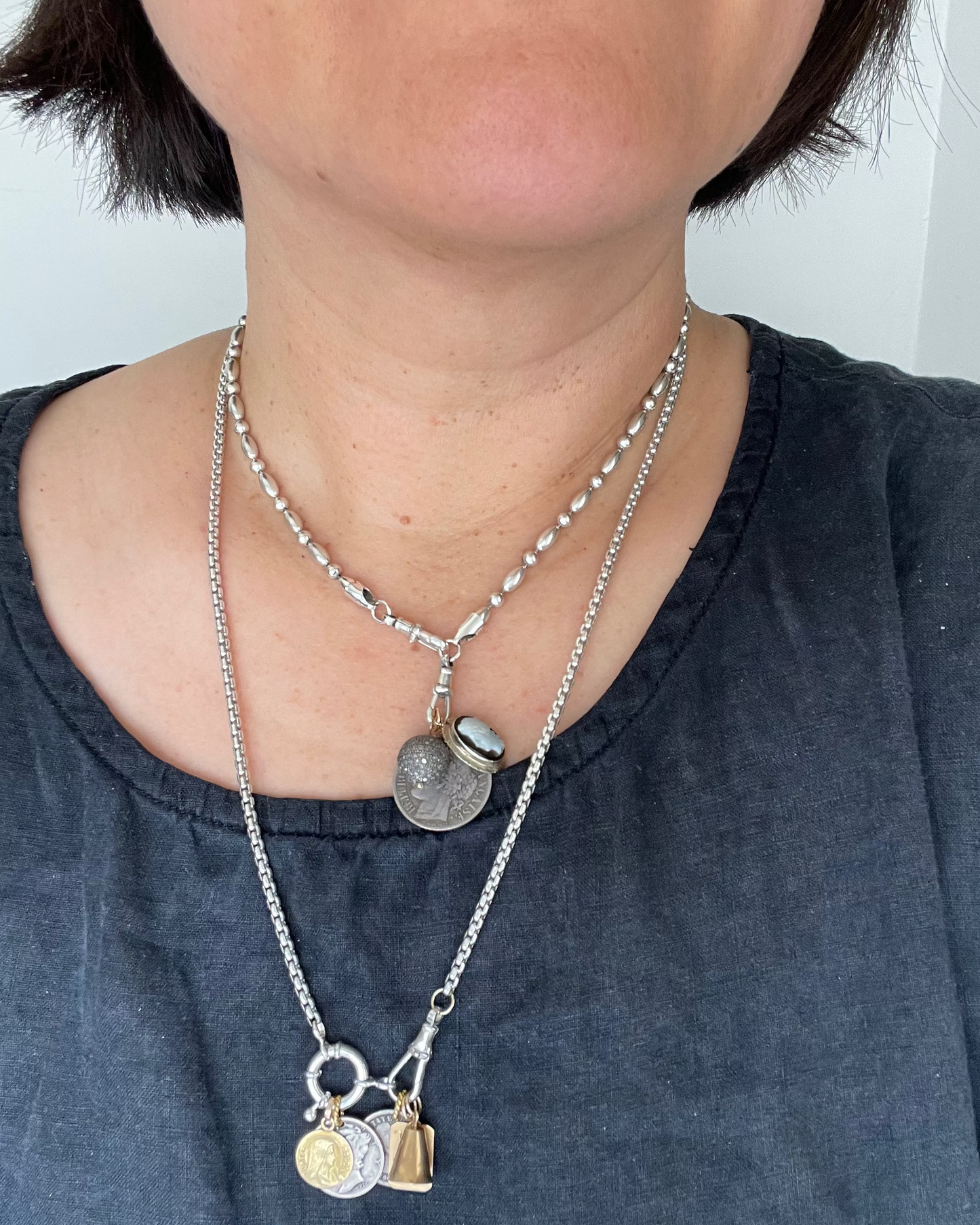Bead Ball DD Chain - 925 Silver