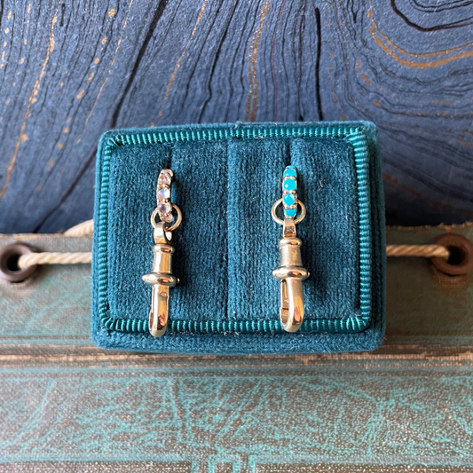 Cab Dog Clasp Charm - 14k