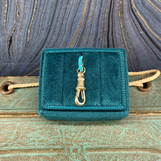 Cab Dog Clasp Charm - 14k