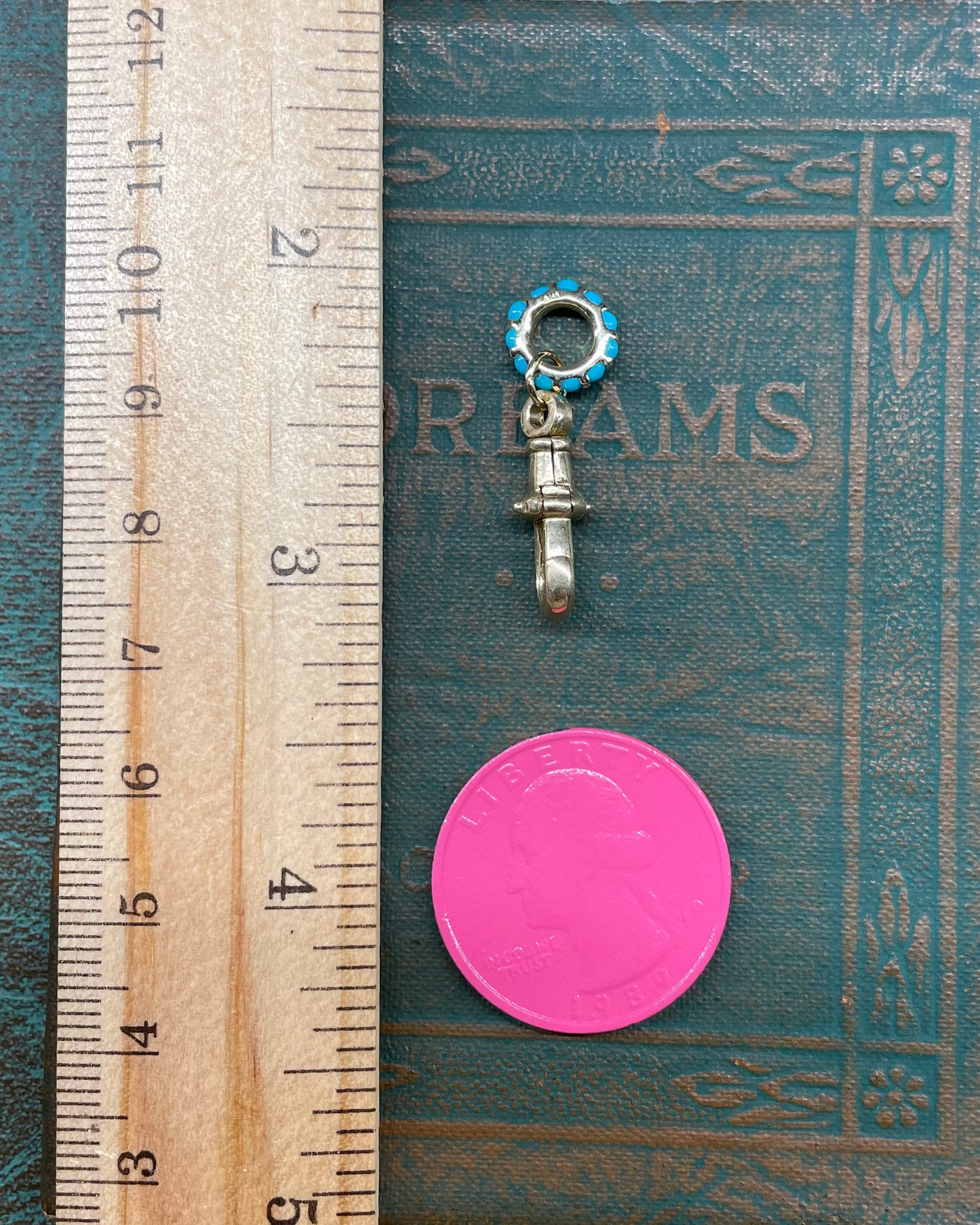 Cab Dog Clasp Charm - 14k