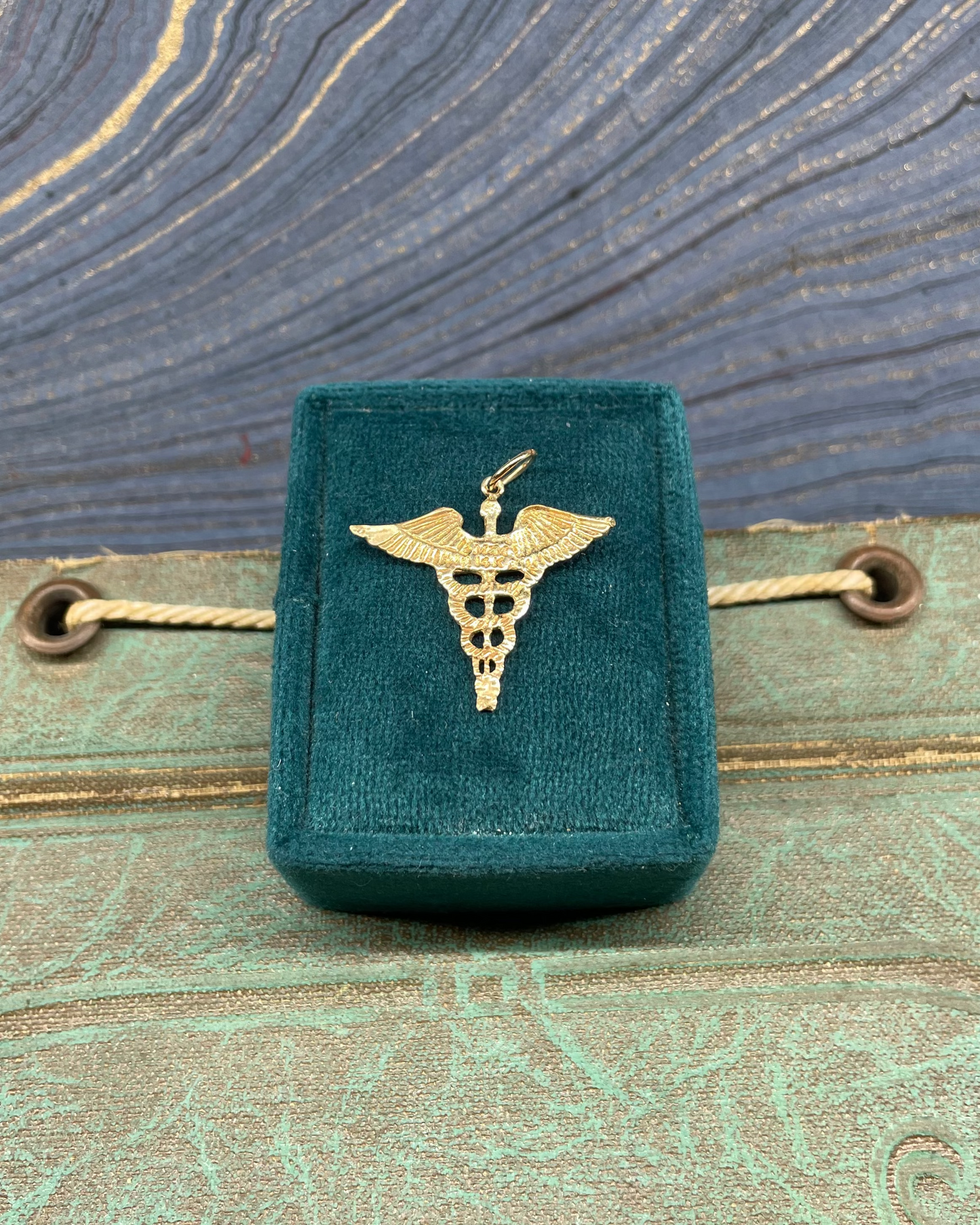 Caduceus Charm - 13k