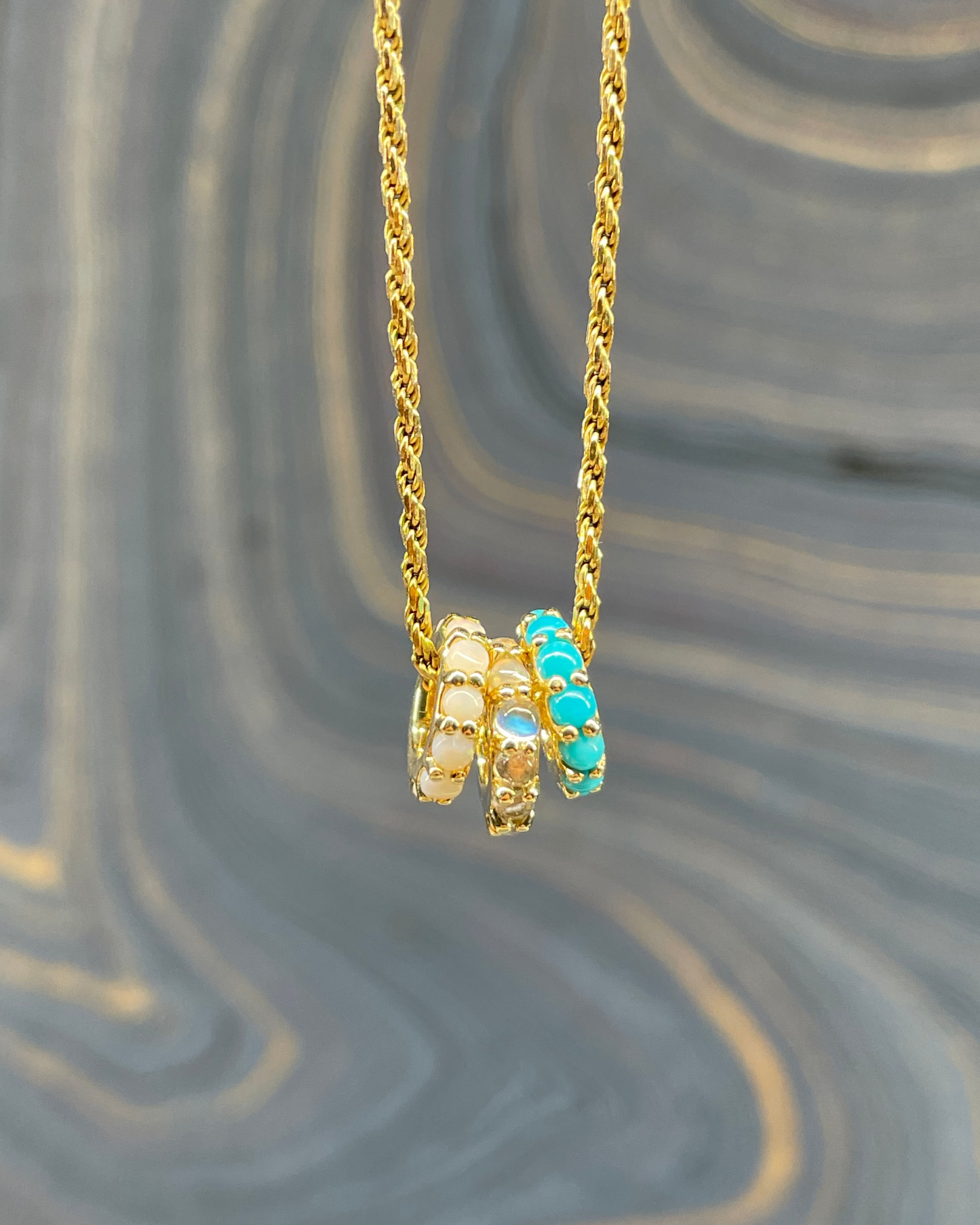 Cab Spacer Charm - 14k