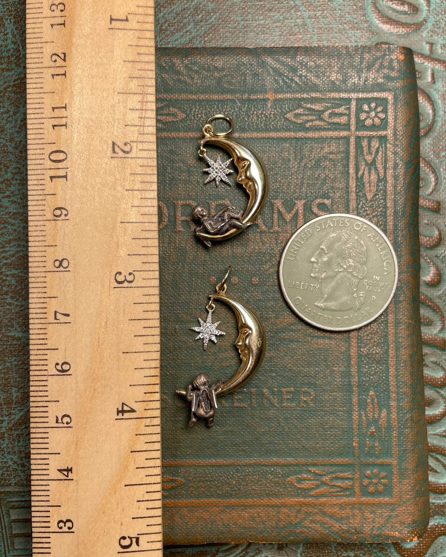 Climb or Chill Angel Charm - 14k & 925
