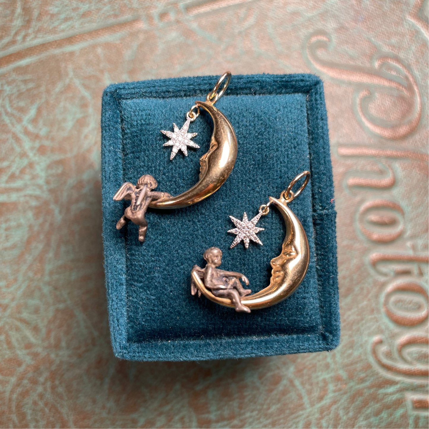 Climb or Chill Angel Charm - 14k & 925