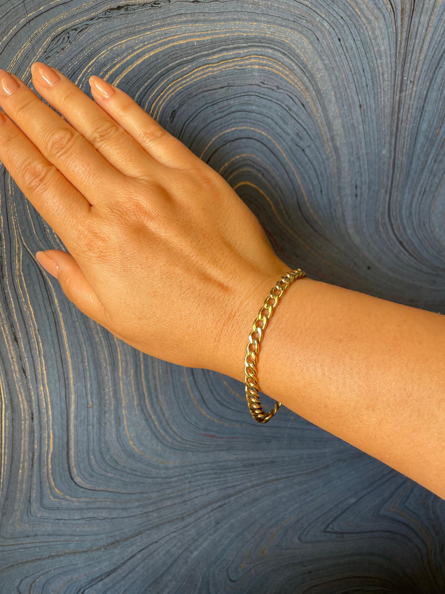 Custom for Lauren Curb Bracelet - 10k