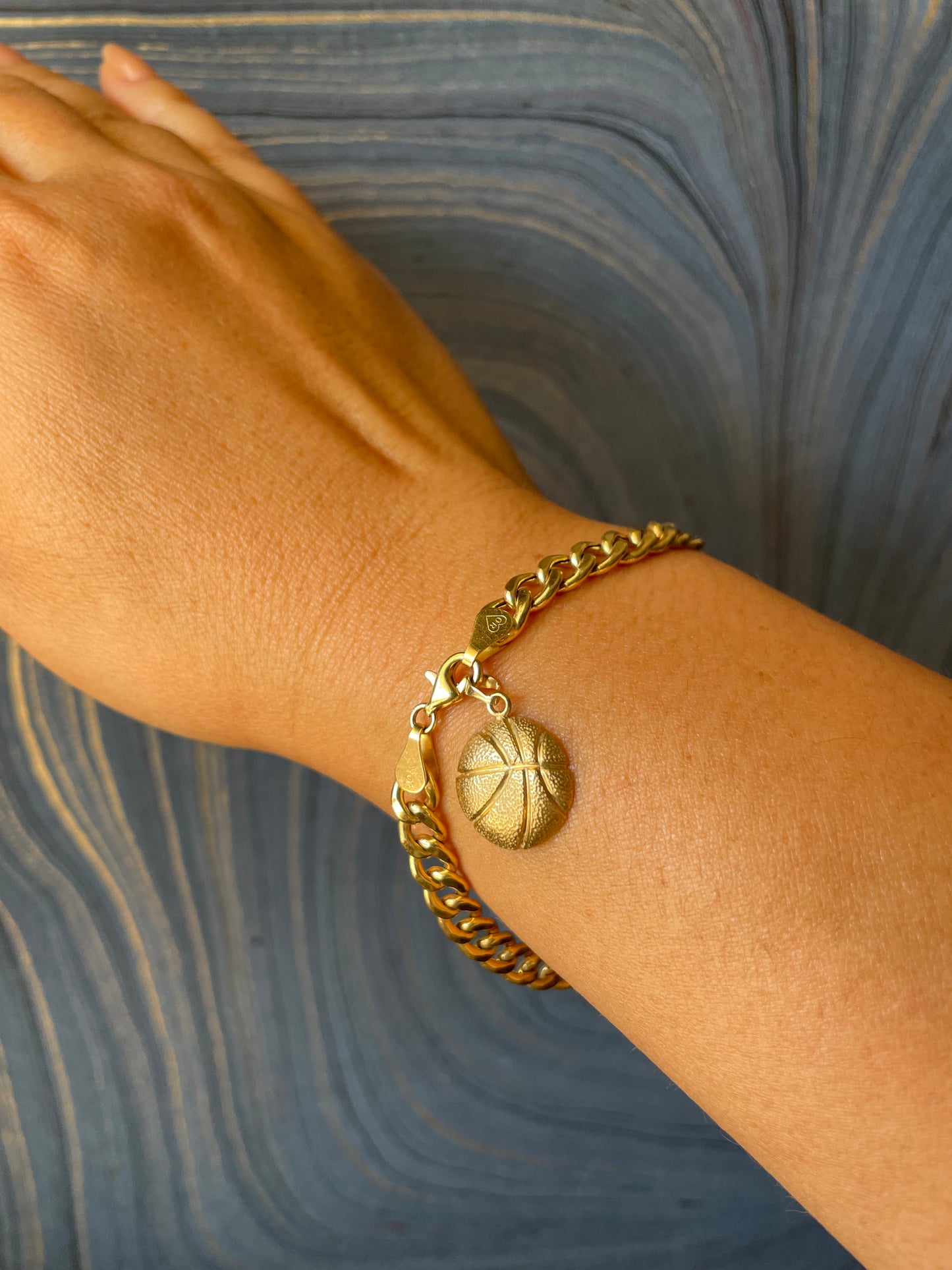 Custom for Lauren Curb Bracelet - 10k