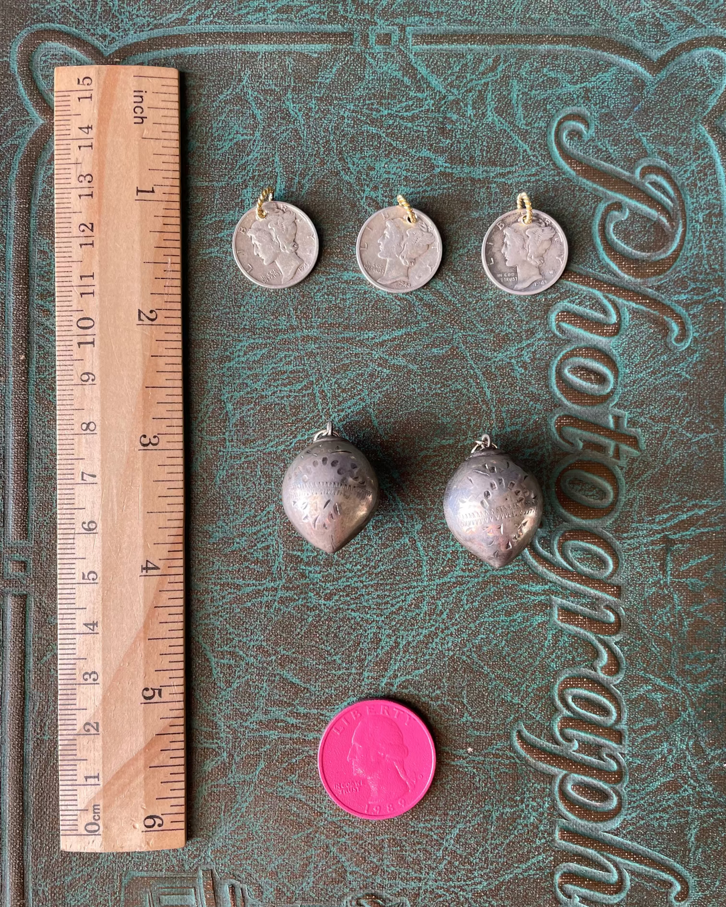 Dime & Drop Charms - Silver