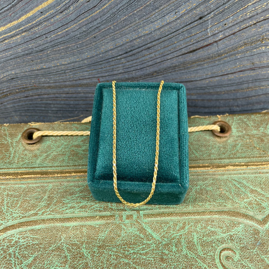 Fine Cut Rope Chain - 14k