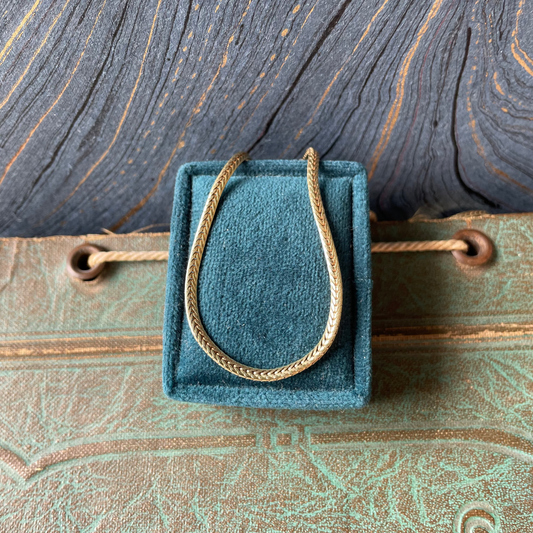 Flat Foxtail Chain - 14k