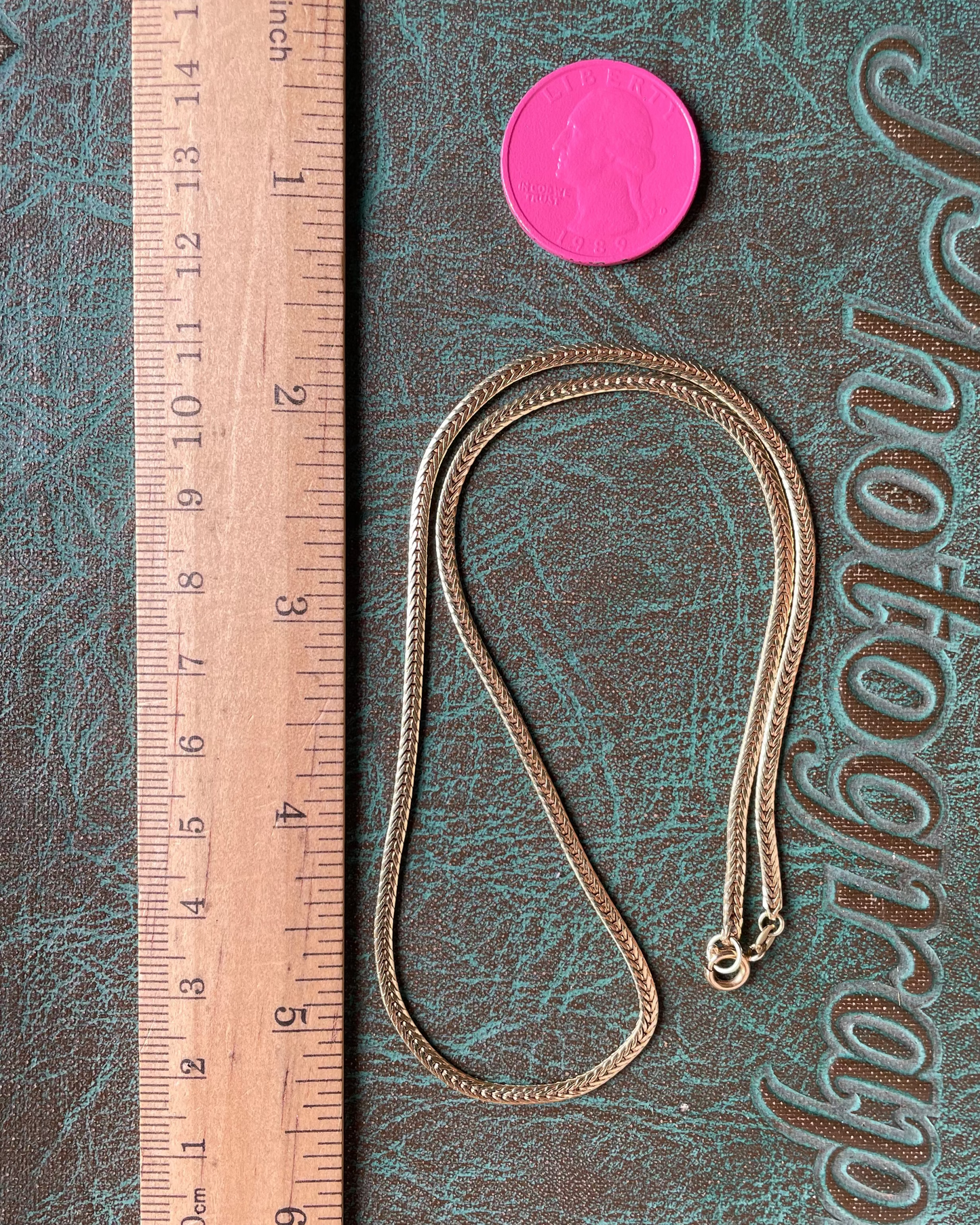 Flat Foxtail Chain - 14k