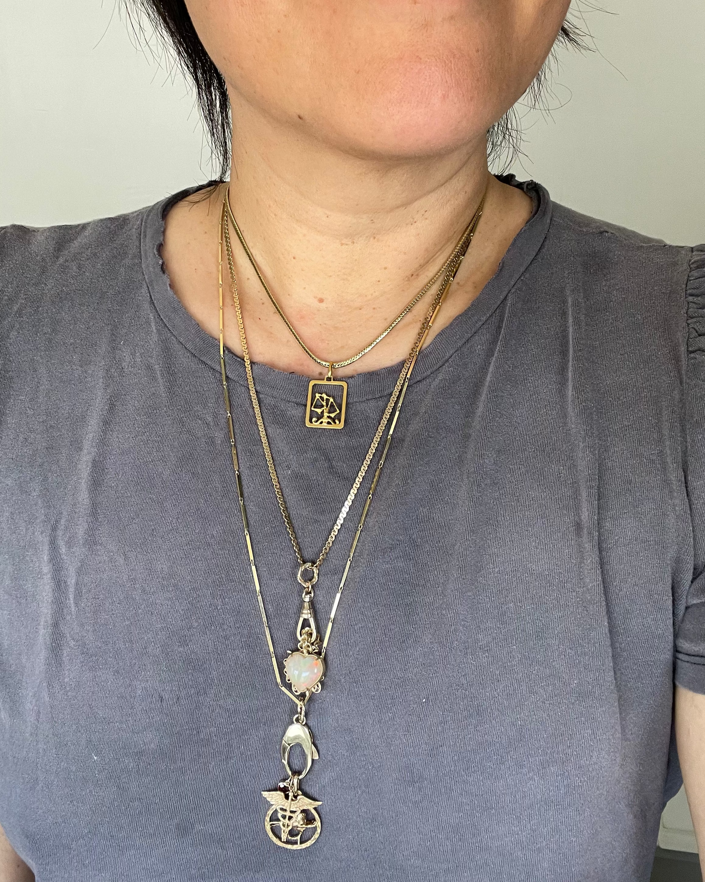 Long Bar Chain - 14k
