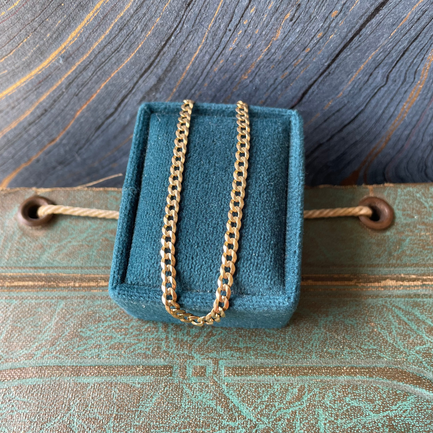 Flat Curb Chain - 14k
