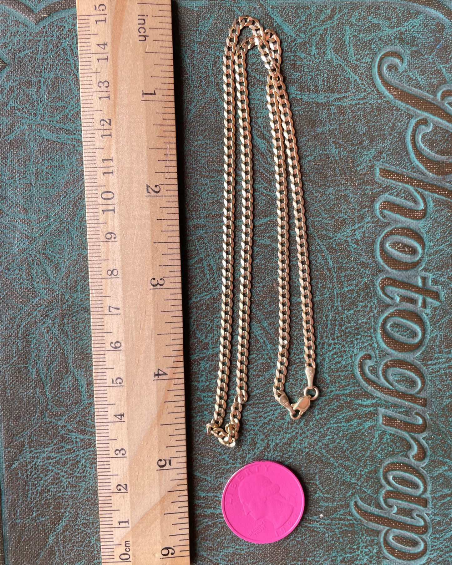 Flat Curb Chain - 14k