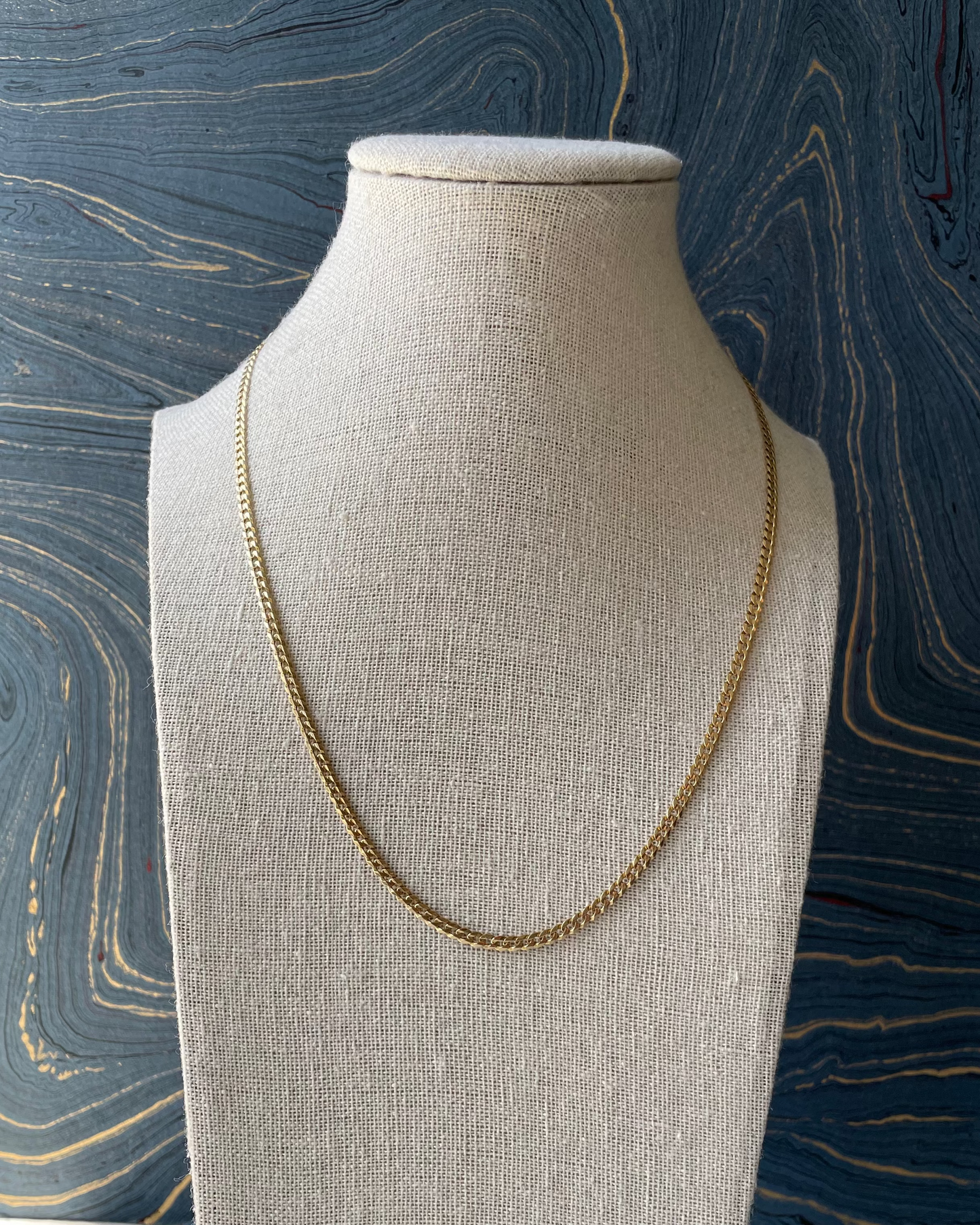 Flat Curb Chain - 14k