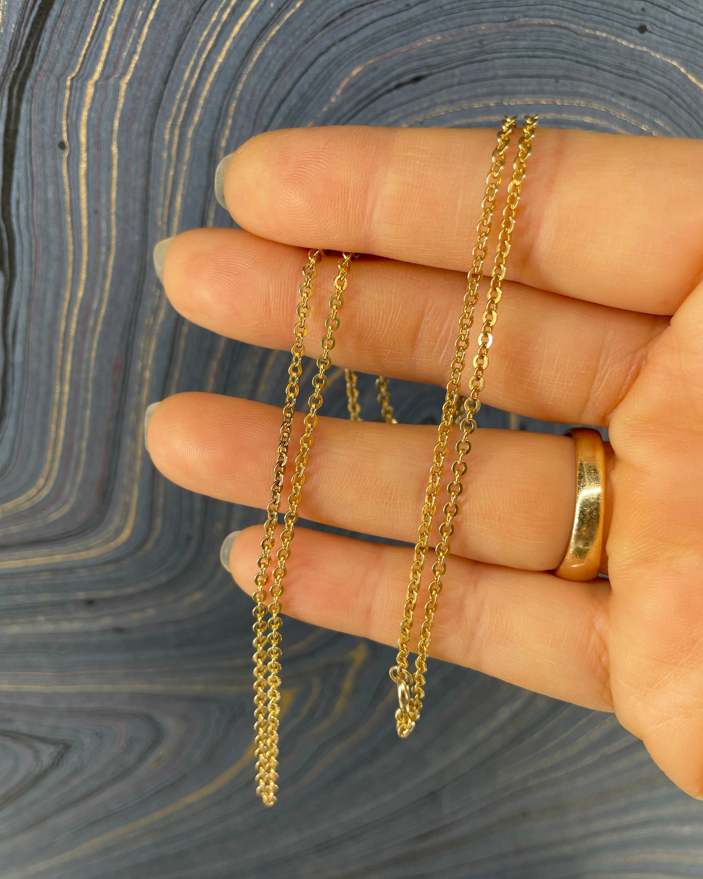 Flat Cable Chain - 10k