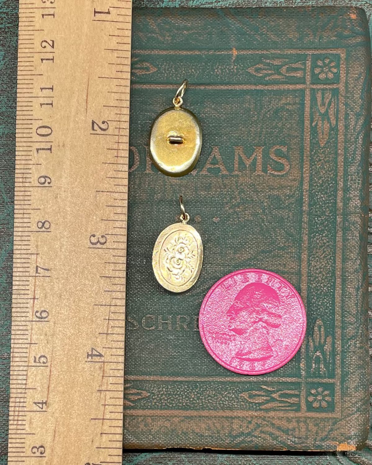 Flower Cufflink Charm - 14k
