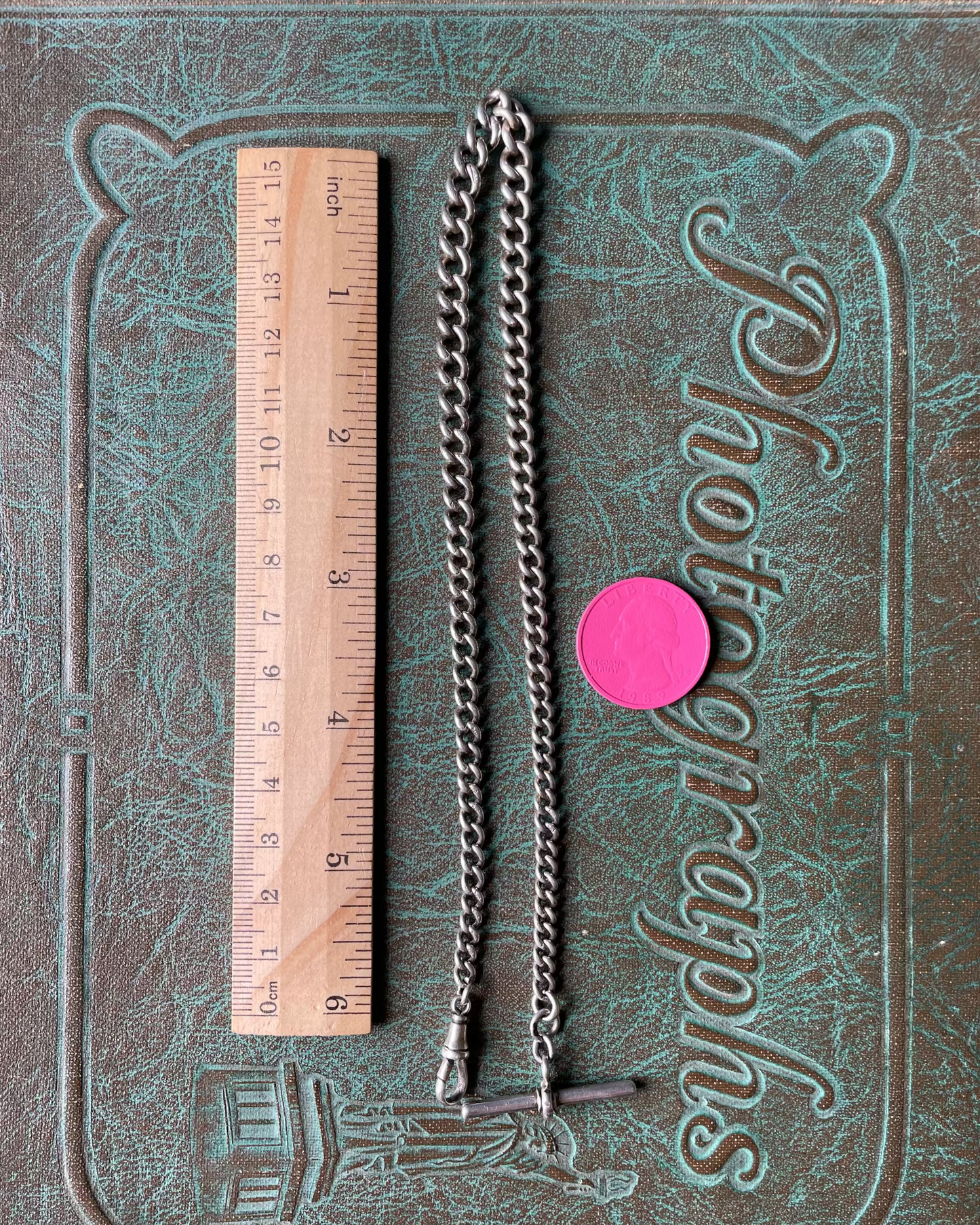 Watch Chain Small Graduated Curb - Silver