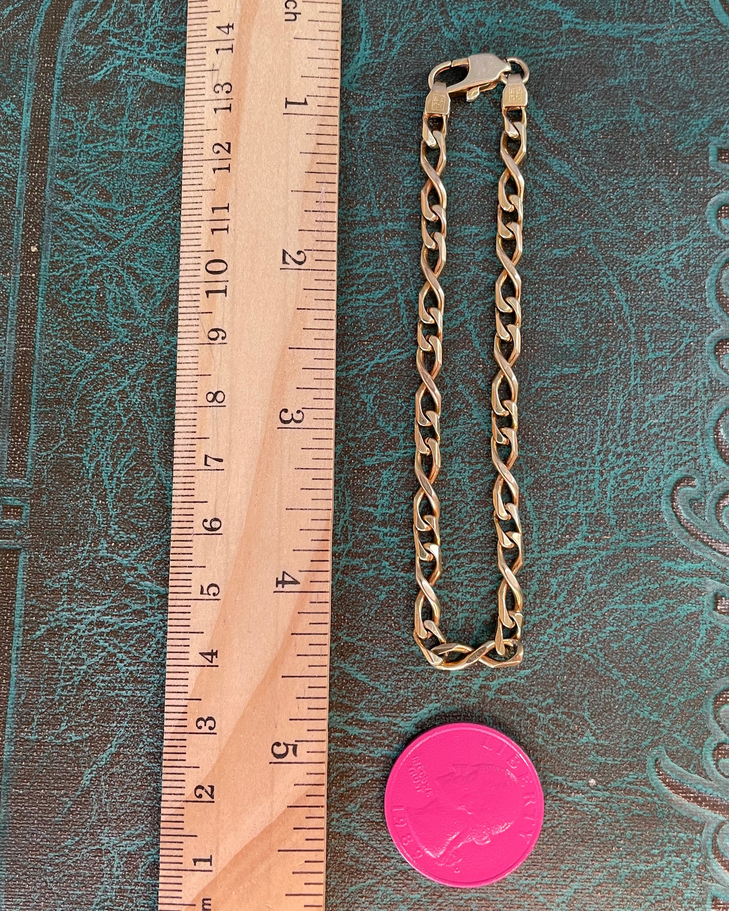 Infinity Curb Bracelet - 14k