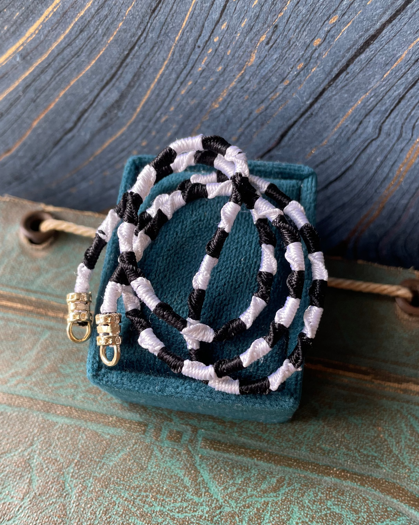Knotty Cords - Silk & 14k