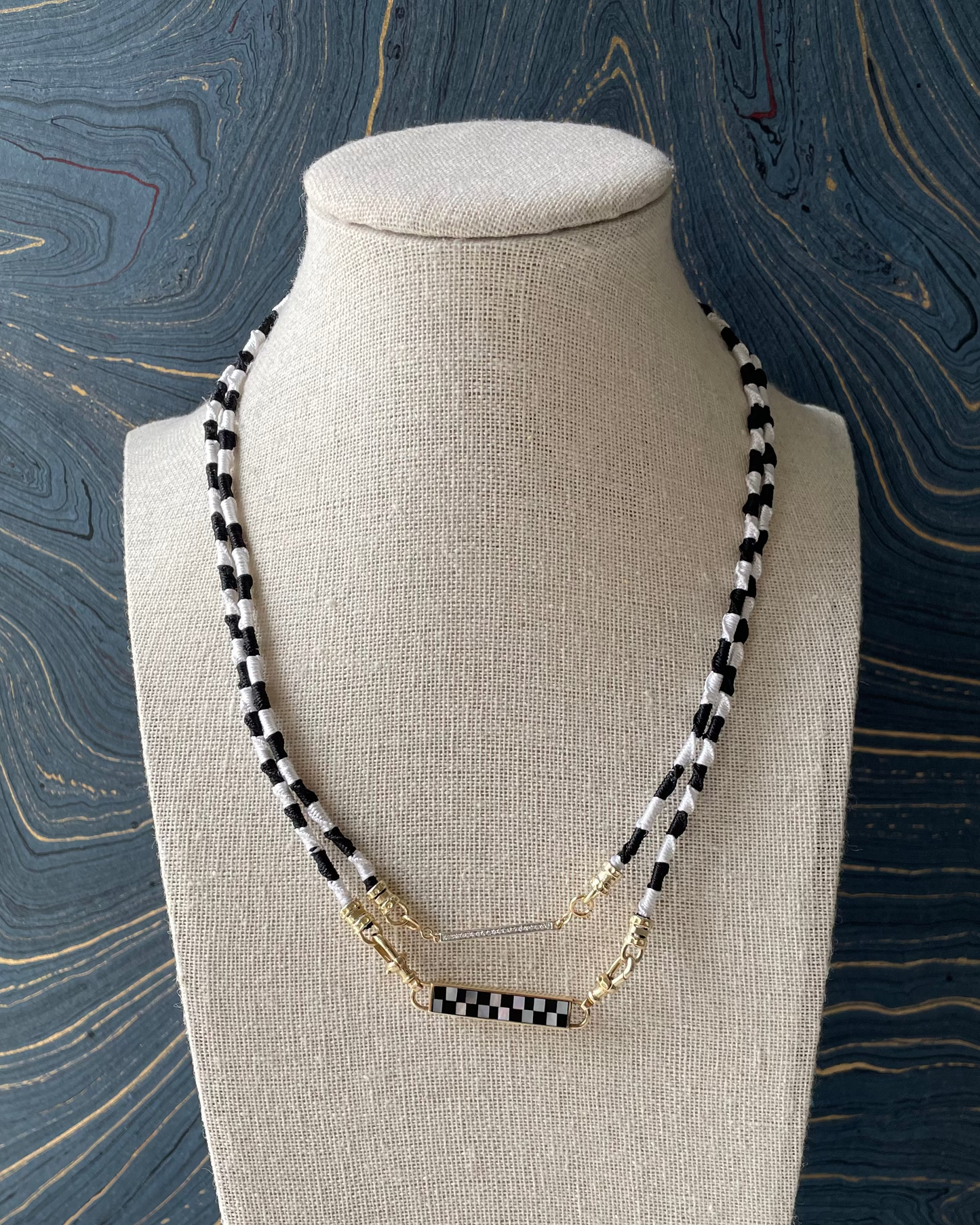Knotty Cords - Silk & 14k