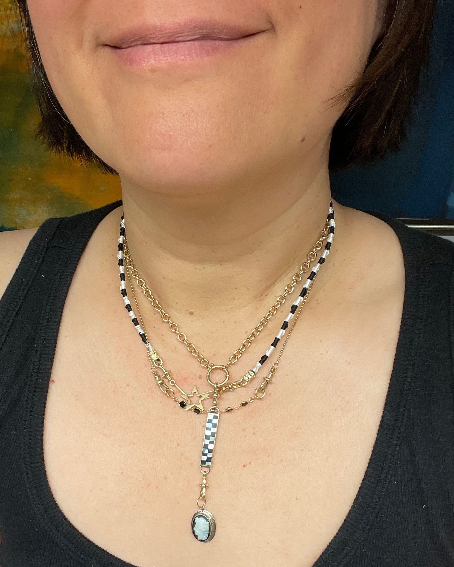 Knotty Cords - Silk & 14k