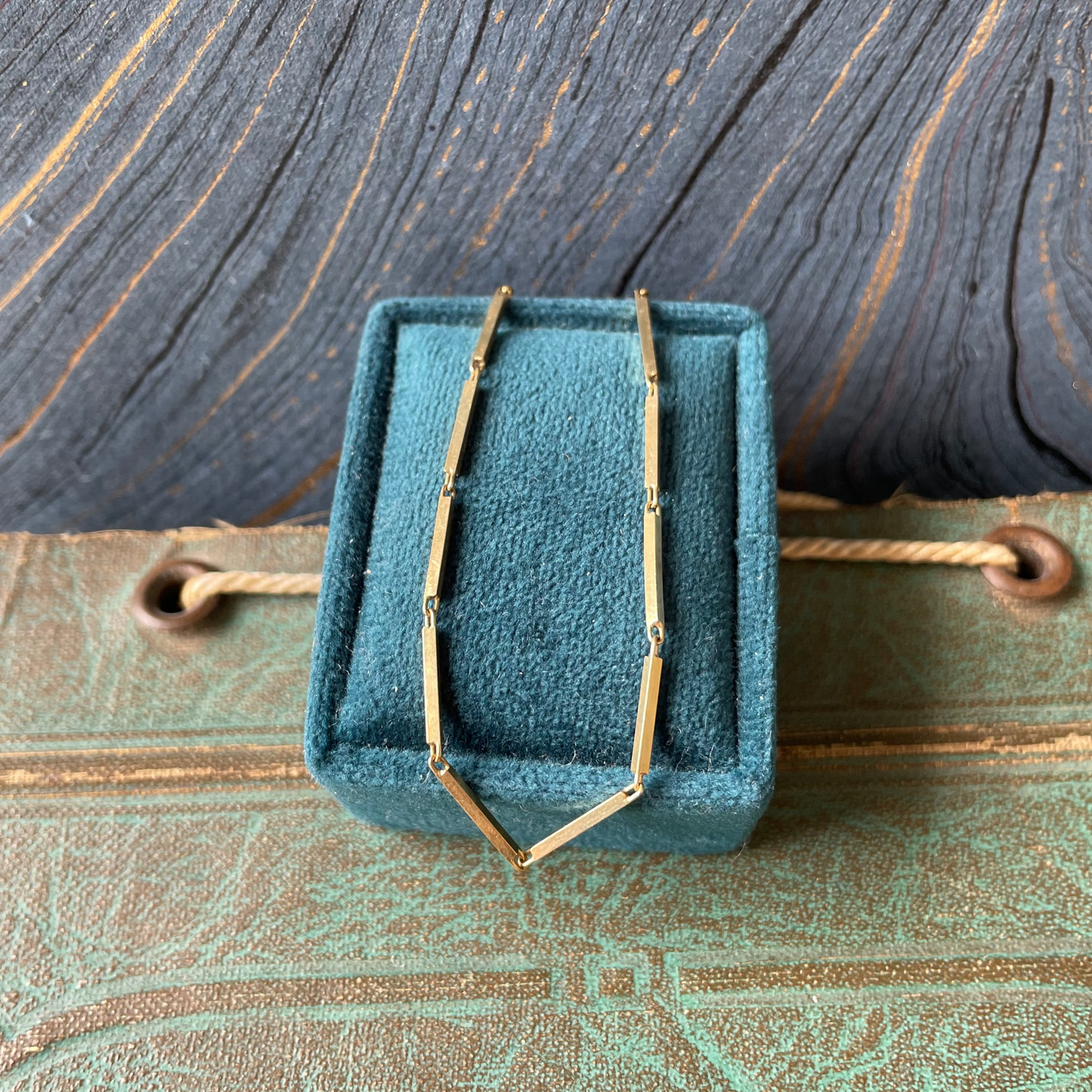 Long Bar Chain - 14k