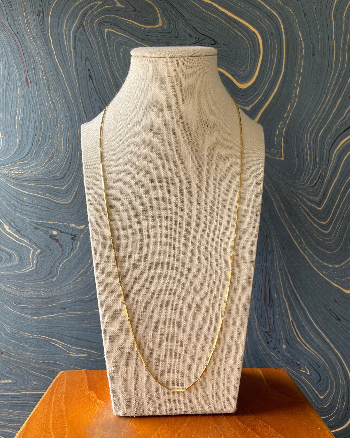 Long Bar Chain - 14k