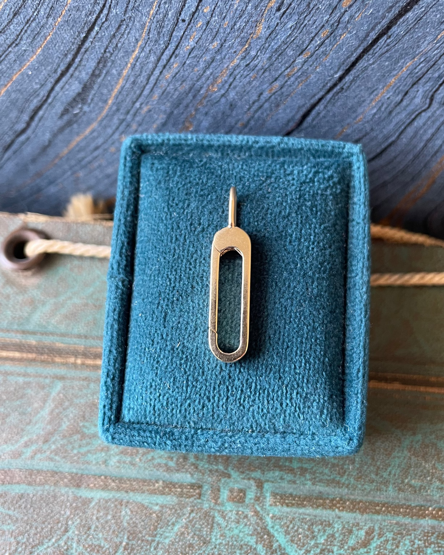 Long Paper Clip Clasp - 14k