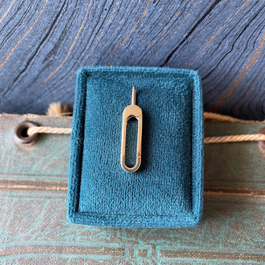 Long Paper Clip Clasp - 14k