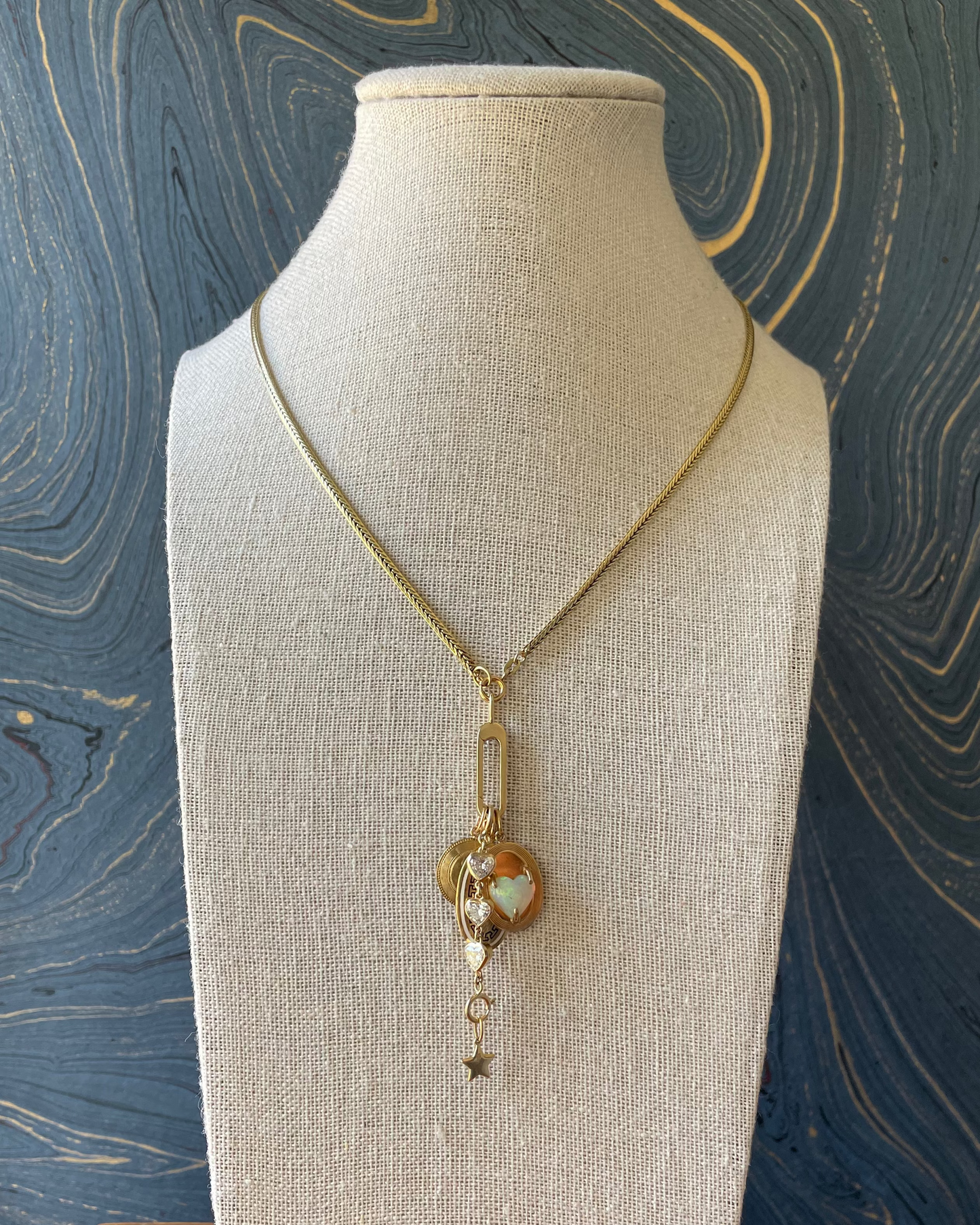 Long Paper Clip Clasp - 14k