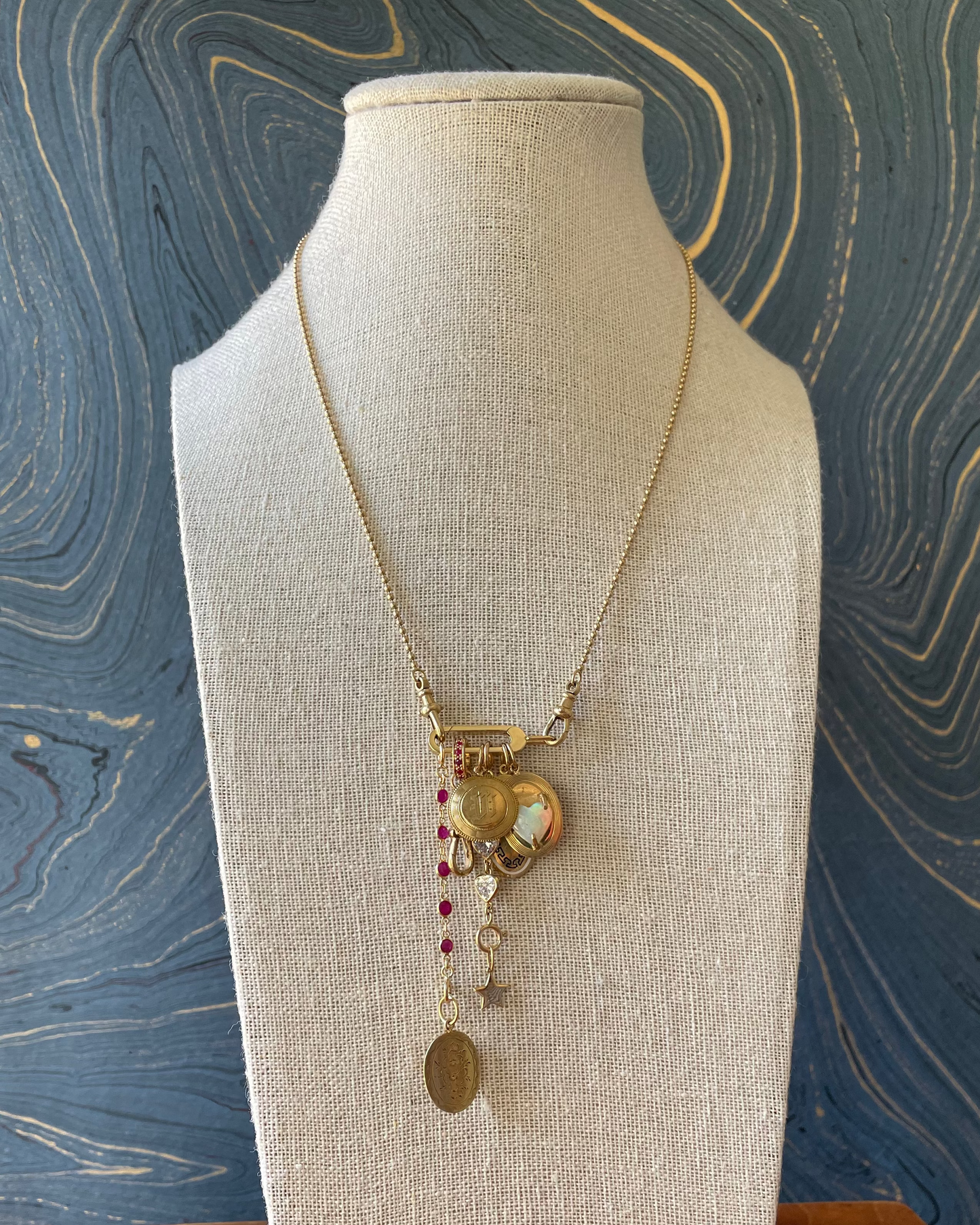 Long Paper Clip Clasp - 14k
