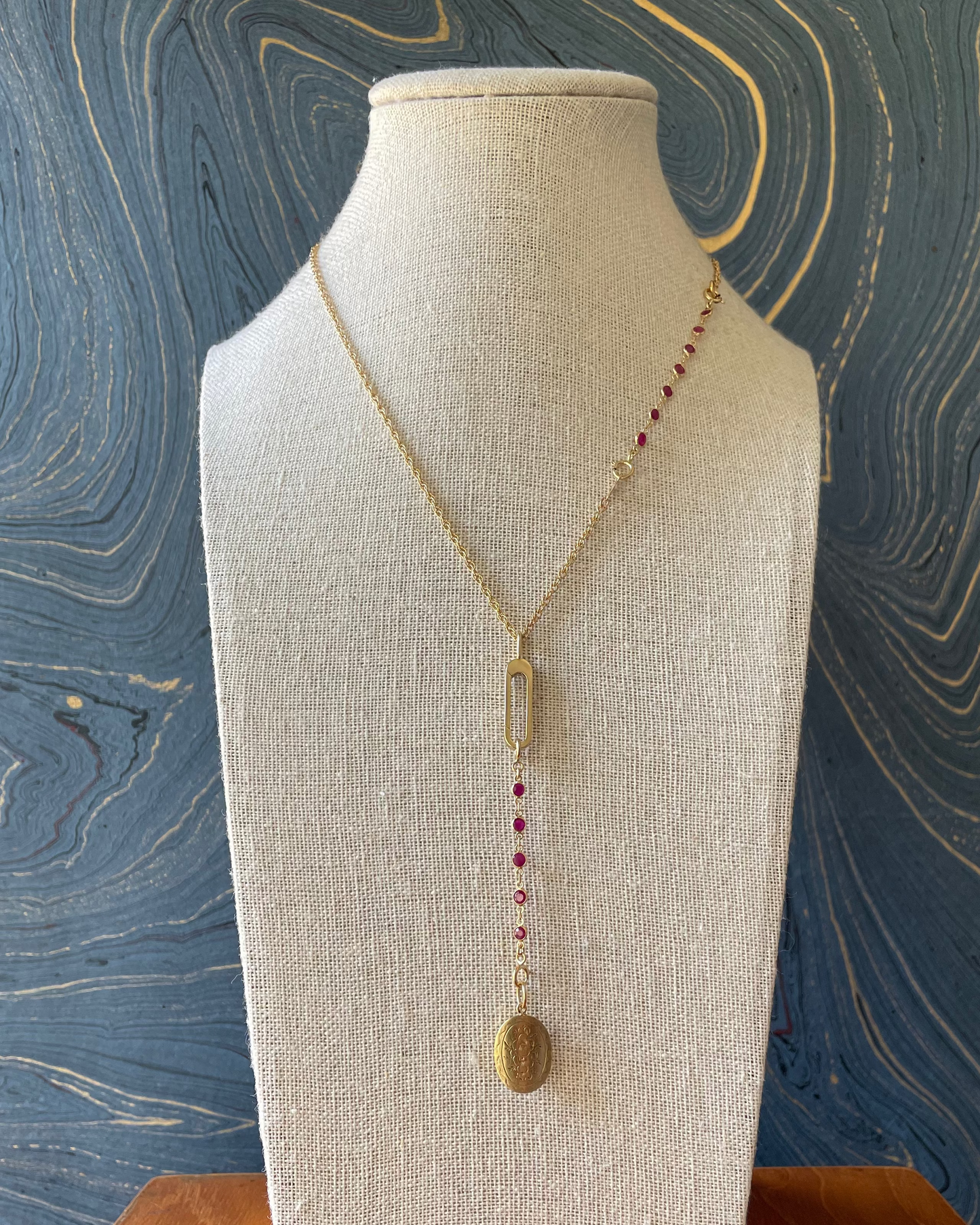 Long Paper Clip Clasp - 14k