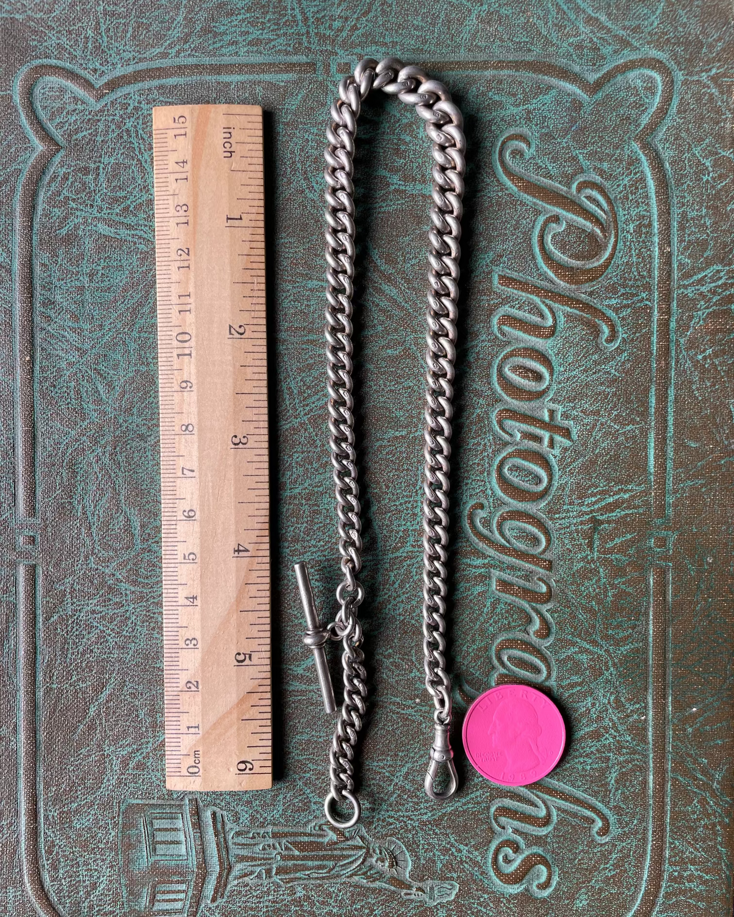 Watch Chain Medium Graduated Curb - Silver