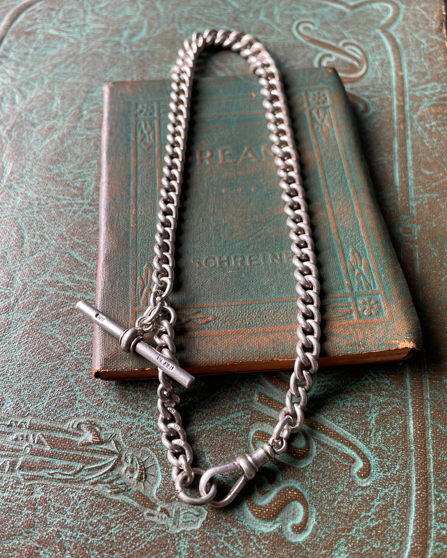 Watch Chain Medium Graduated Curb - Silver